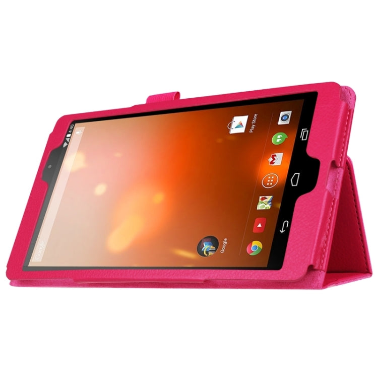 8.3 Inch Litchi Texture Horizontal Flip Solid Color Leather Case with Holder for LG G Pad X8.3
