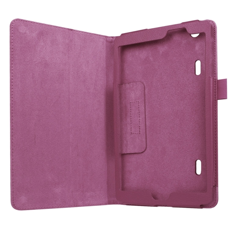 8.3 Inch Litchi Texture Horizontal Flip Solid Color Leather Case with Holder for LG G Pad X8.3