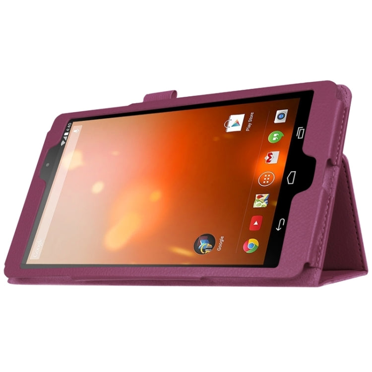 8.3 Inch Litchi Texture Horizontal Flip Solid Color Leather Case with Holder for LG G Pad X8.3