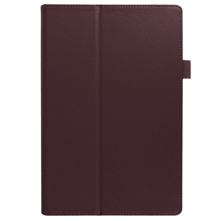 Litchi Texture Horizontal Flip Solid Color Leather Case with Holder for Sony Xperia Z4
