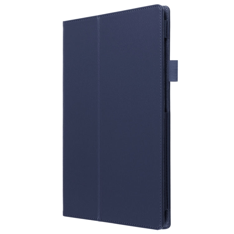 Litchi Texture Horizontal Flip Solid Color Leather Case with Holder for Sony Xperia Z4