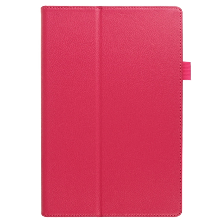 Litchi Texture Horizontal Flip Solid Color Leather Case with Holder for Sony Xperia Z4