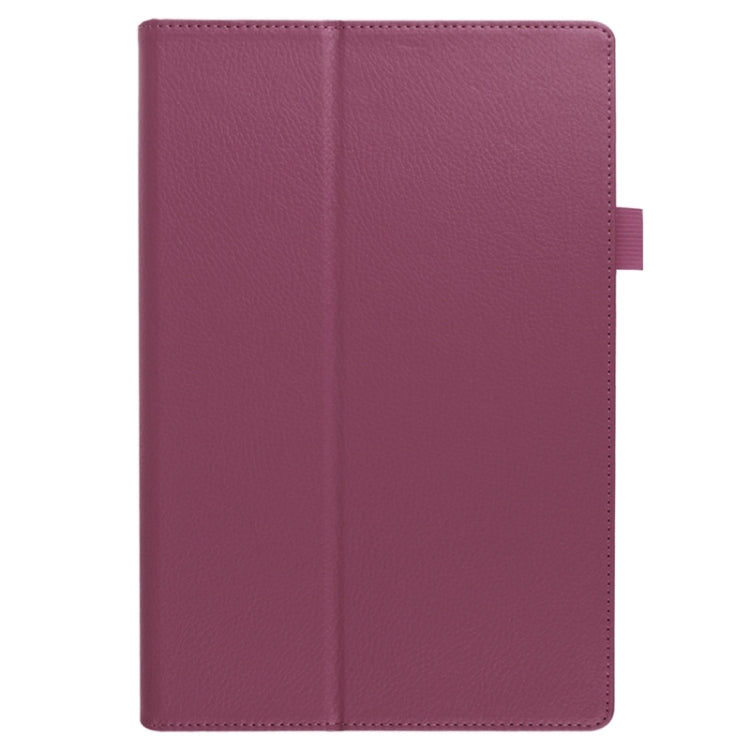 Litchi Texture Horizontal Flip Solid Color Leather Case with Holder for Sony Xperia Z4