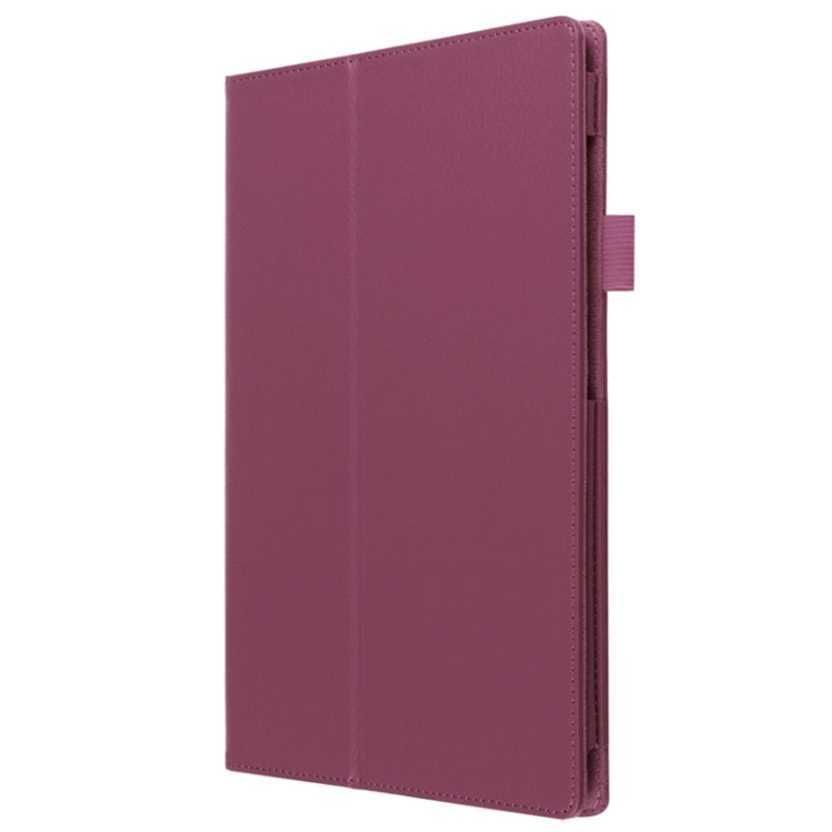 Litchi Texture Horizontal Flip Solid Color Leather Case with Holder for Sony Xperia Z4