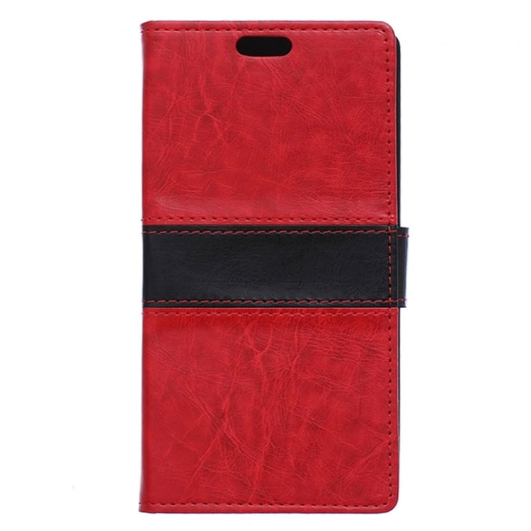 Horizontal Flip Color Matching Leather Case with Card Slots & Wallet & Holder for Wiko Highway Star 4G