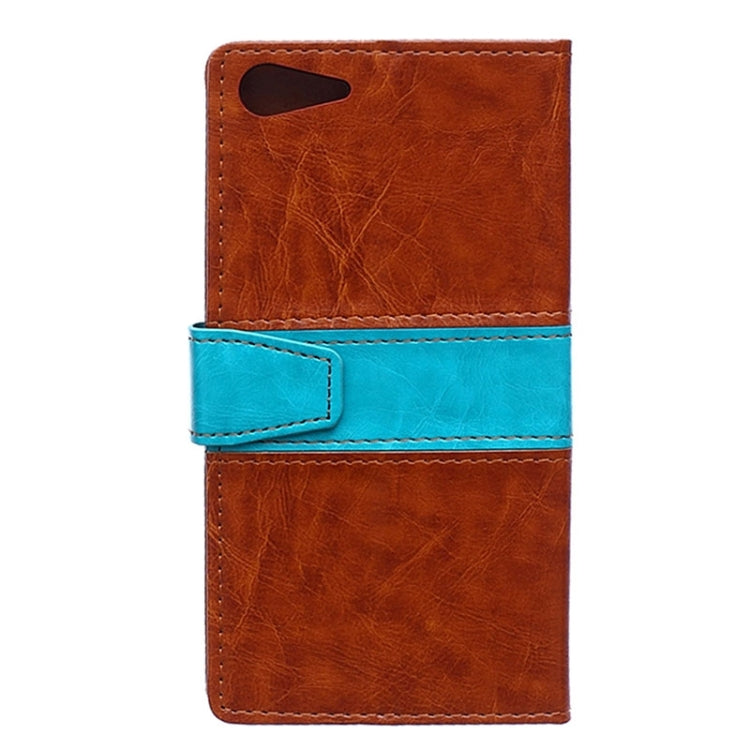 Horizontal Flip Color Matching Leather Case with Card Slots & Wallet & Holder for Wiko Highway Star 4G
