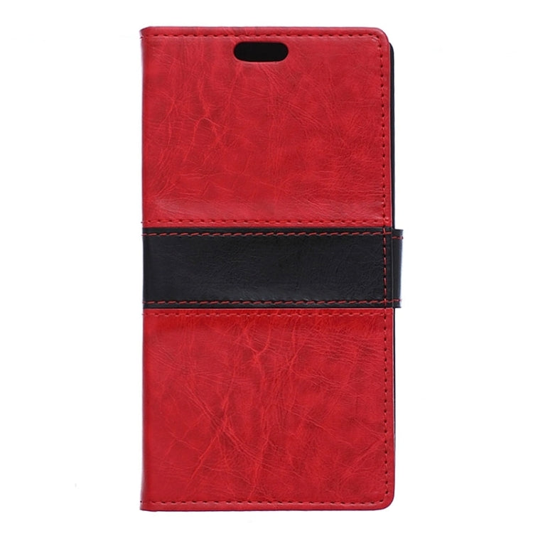 Horizontal Flip Color Matching Leather Case with Card Slots & Wallet & Holder for Wiko Ridge 4G
