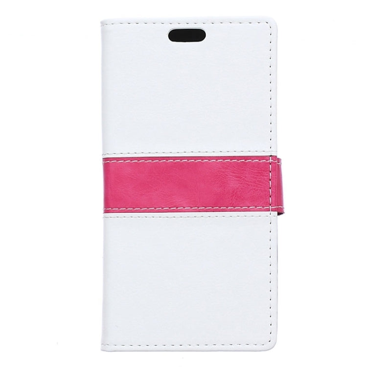 Horizontal Flip Color Matching Leather Case with Card Slots & Wallet & Holder for Wiko Ridge 4G
