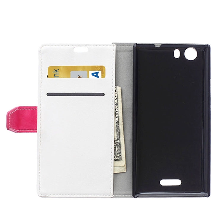 Horizontal Flip Color Matching Leather Case with Card Slots & Wallet & Holder for Wiko Ridge 4G
