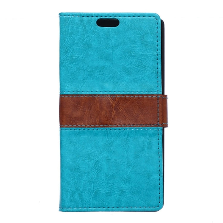 Horizontal Flip Color Matching Leather Case with Card Slots & Wallet & Holder for Wiko Ridge Fab 4G
