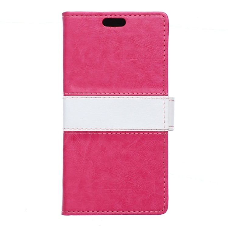 Horizontal Flip Color Matching Leather Case with Card Slots & Wallet & Holder for Wiko Ridge Fab 4G