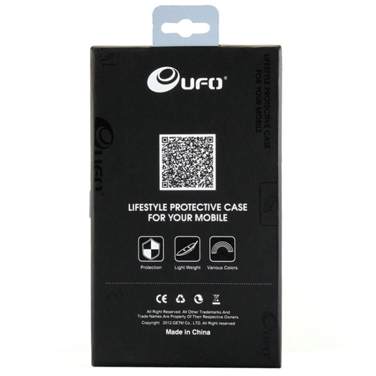 For HTC One M9 UFO Orange Peel Texture Leather Case with Holder & Card Slot & Caller ID Display