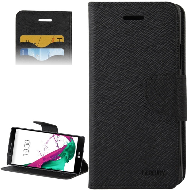Cross Texture Horizontal Flip Color Matching Leather Case with Card Slots & Wallet & Holder for LG G4