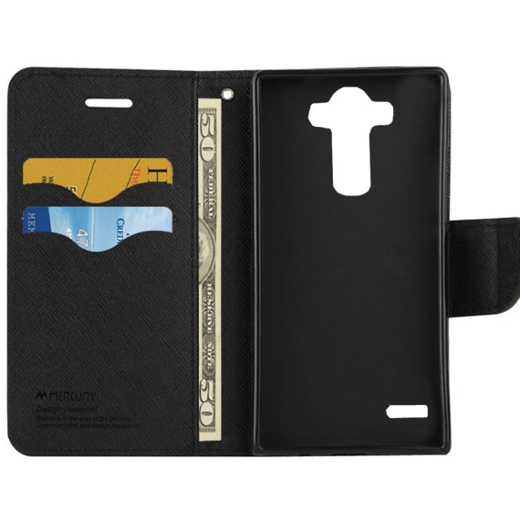 Cross Texture Horizontal Flip Color Matching Leather Case with Card Slots & Wallet & Holder for LG G4