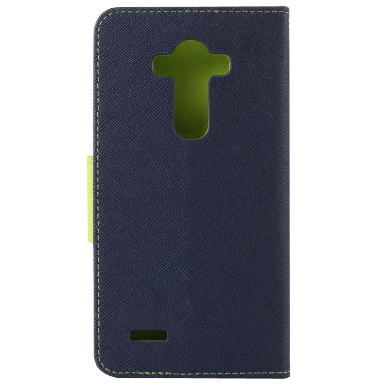 Cross Texture Horizontal Flip Color Matching Leather Case with Card Slots & Wallet & Holder for LG G4