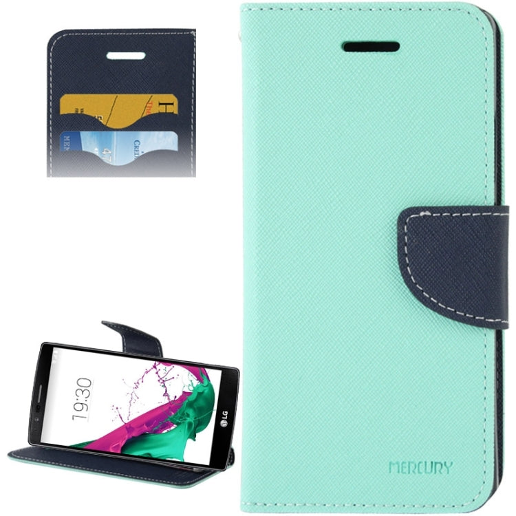 Cross Texture Horizontal Flip Color Matching Leather Case with Card Slots & Wallet & Holder for LG G4