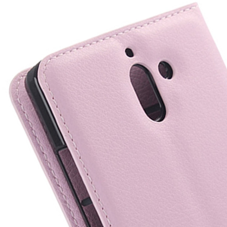 Litchi Texture Horizontal Flip Leather Case with Card Slots & Wallet & Holder for Huawei Ascend G628