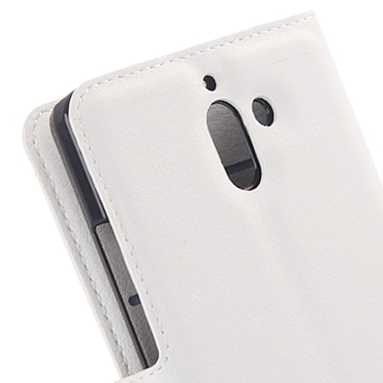 Litchi Texture Horizontal Flip Leather Case with Card Slots & Wallet & Holder for Huawei Ascend G628