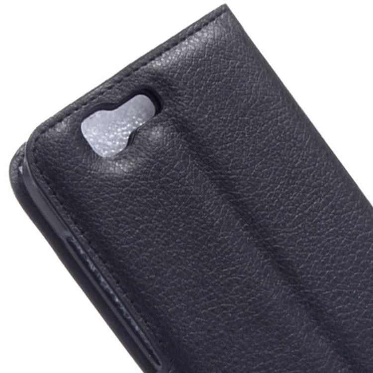 Litchi Texture Horizontal Flip Leather Case with Card Slots & Wallet & Holder for Huawei Ascend G7