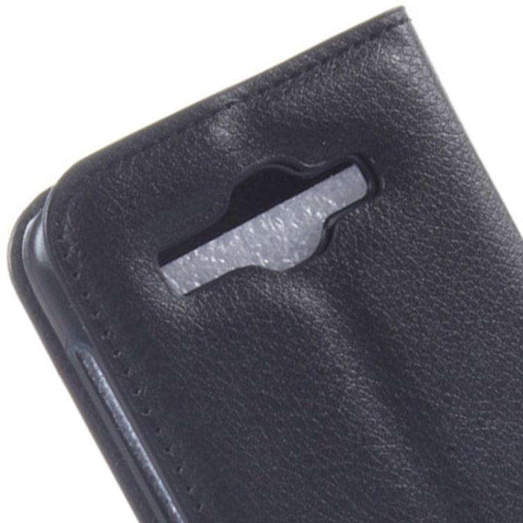 Lichee Texture Leather Case with Holder & Card Slots & Wallet for Huawei Ascend Y520