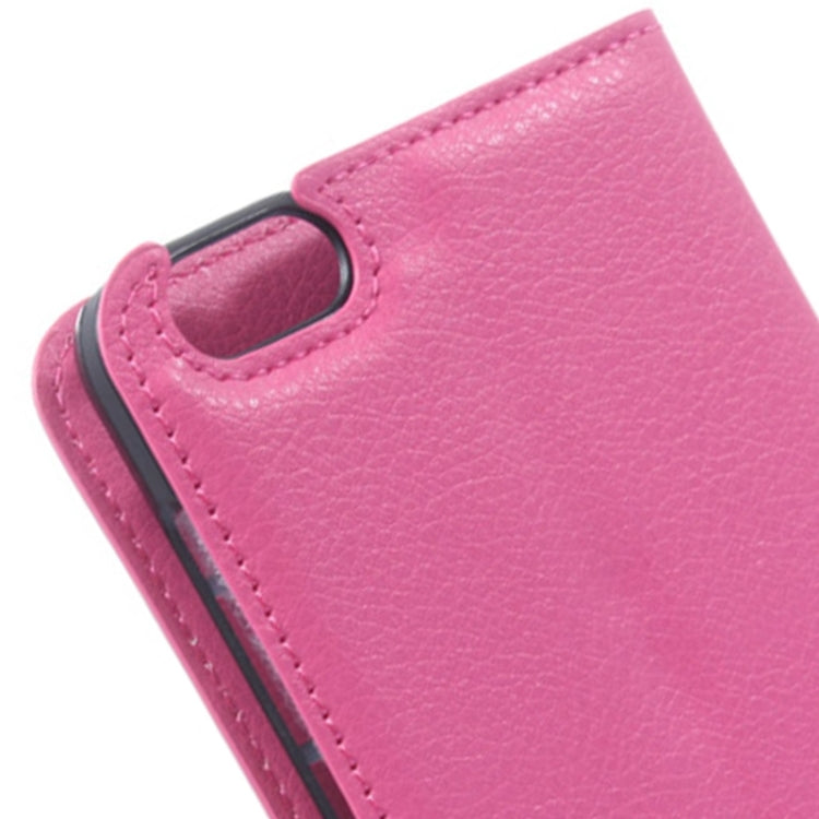 Litchi Texture Leather Case with Holder & Card Slots & Wallet for Huawei Honor 4X Play
