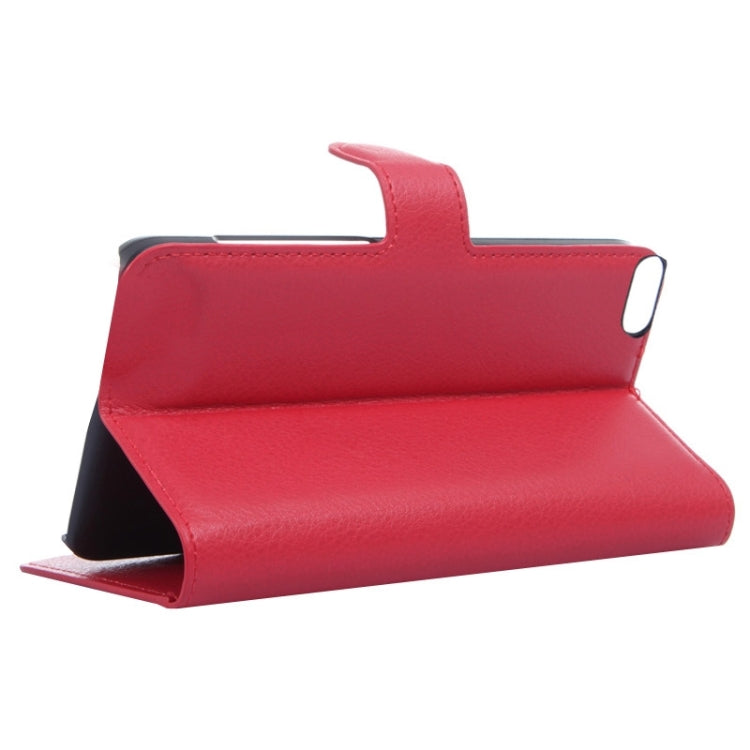 Litchi Texture Leather Case with Holder & Card Slots & Wallet for Huawei Honor 4X Play