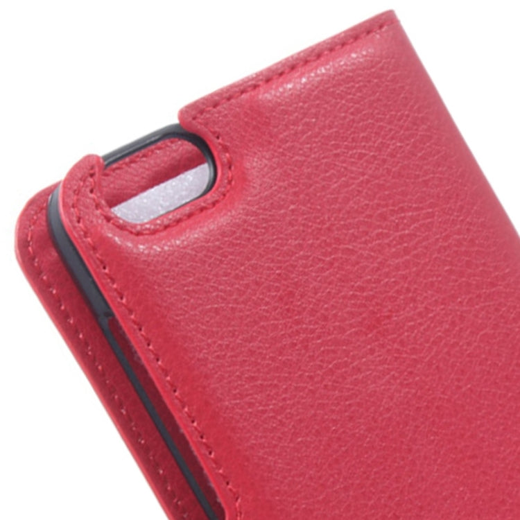 Litchi Texture Leather Case with Holder & Card Slots & Wallet for Huawei Honor 4X Play