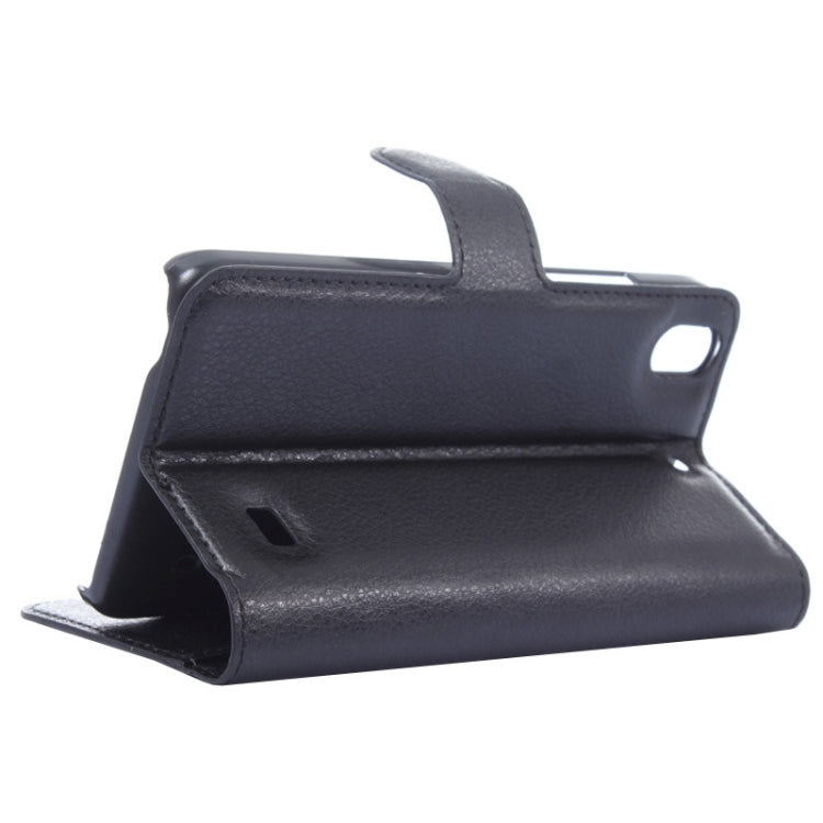 Litchi Texture Leather Case with Holder & Card Slots & Wallet for Huawei Honor 4 Play / Ascend G620s