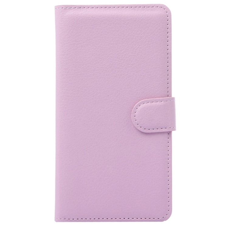 Litchi Texture Leather Case with Holder & Card Slots & Wallet for Huawei Honor 6 Plus