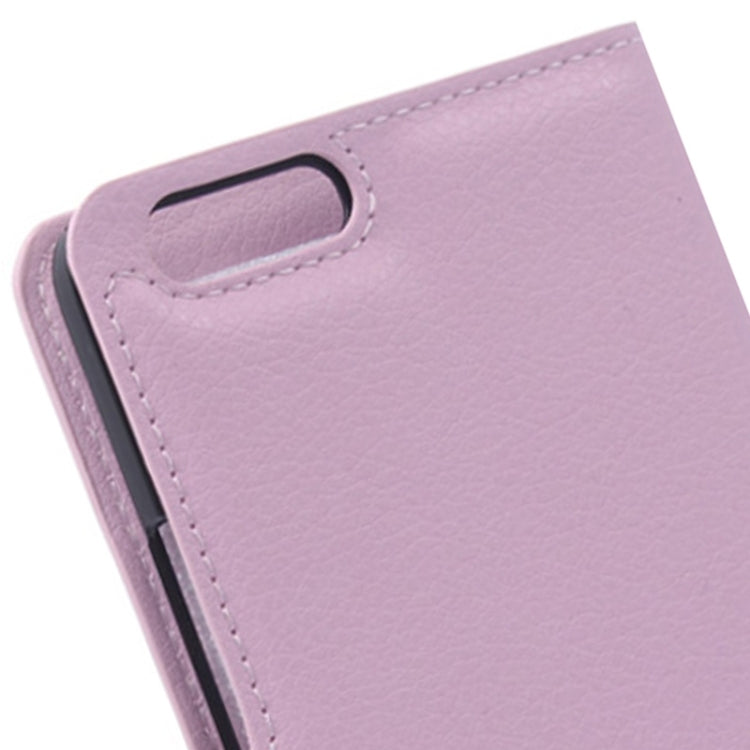 Litchi Texture Leather Case with Holder & Card Slots & Wallet for Huawei Honor 6 Plus