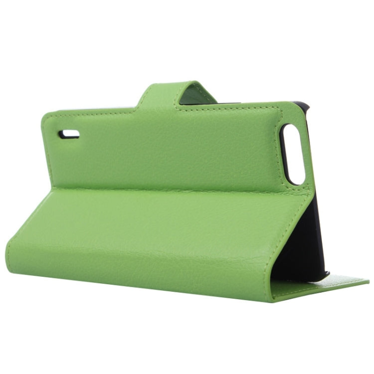 Litchi Texture Leather Case with Holder & Card Slots & Wallet for Huawei Honor 6 Plus