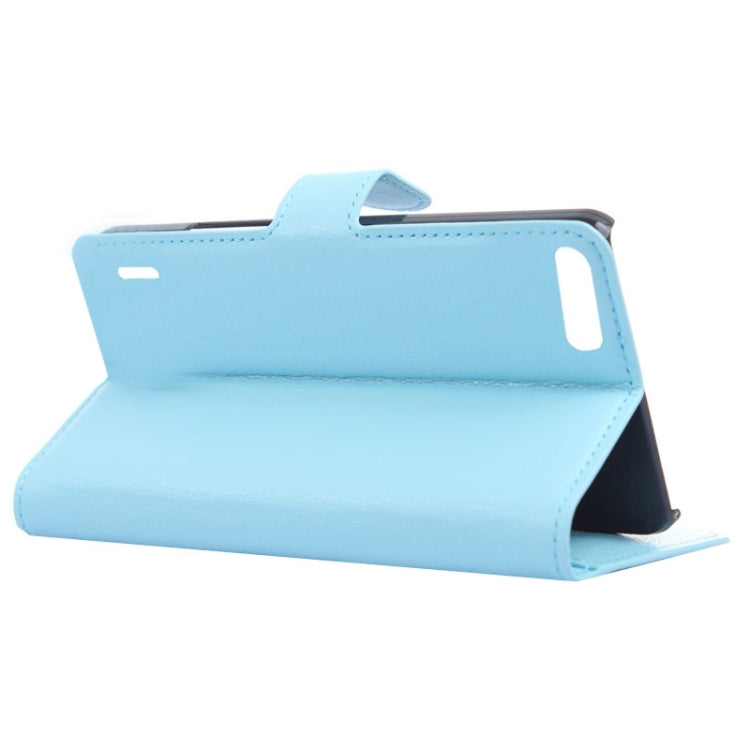 Litchi Texture Leather Case with Holder & Card Slots & Wallet for Huawei Honor 6 Plus