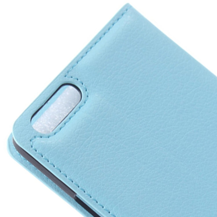 Litchi Texture Leather Case with Holder & Card Slots & Wallet for Huawei Honor 6 Plus