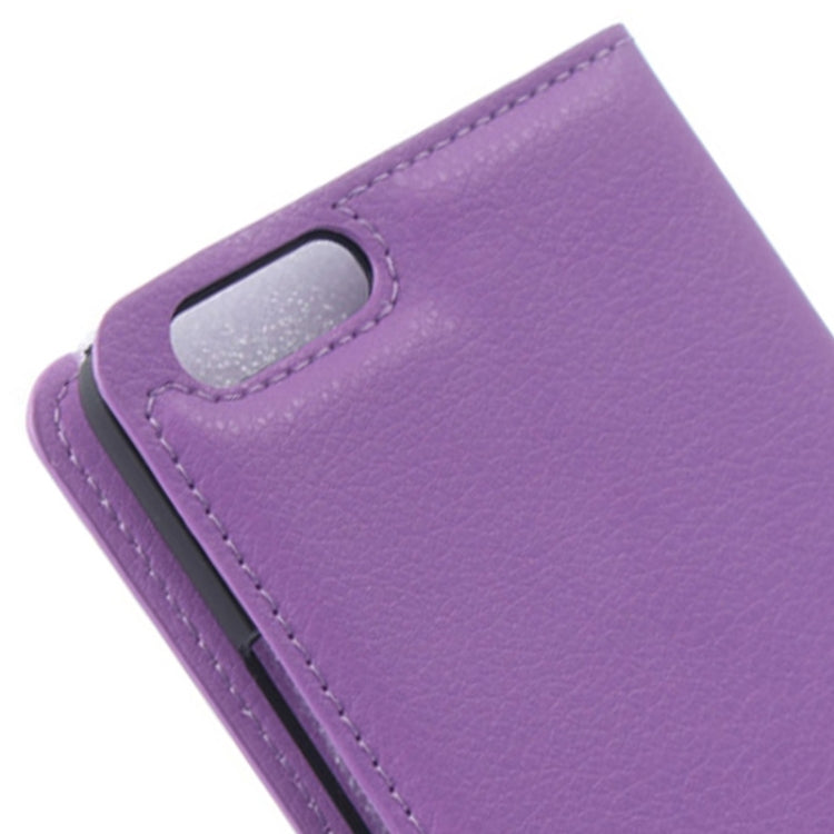 Litchi Texture Leather Case with Holder & Card Slots & Wallet for Huawei Honor 6 Plus