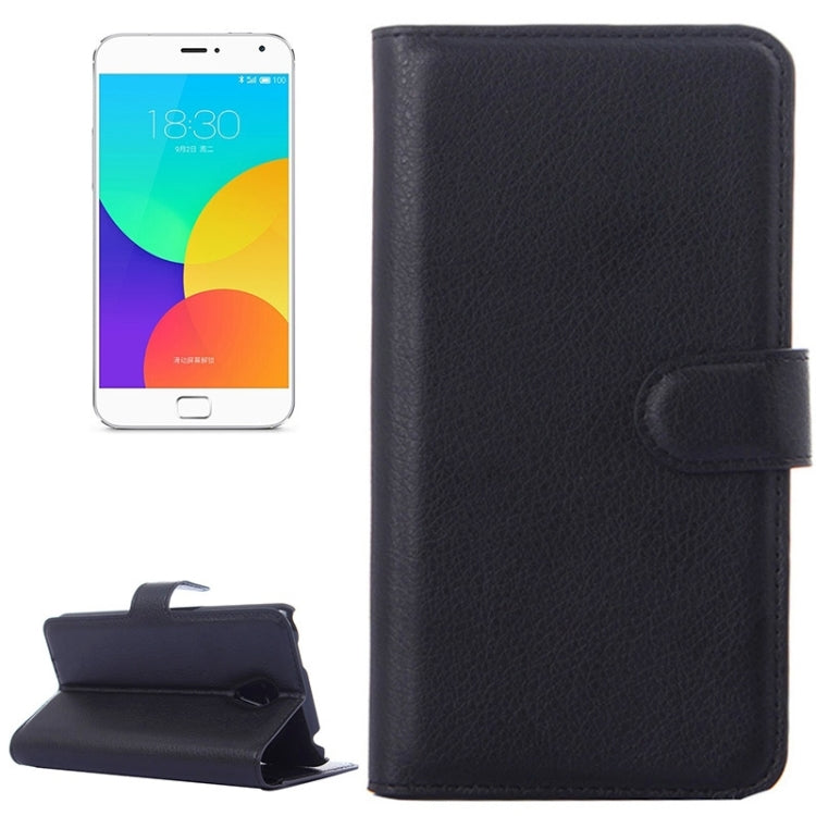Lichee Texture Leather Case with Holder & Card Slots & Wallet for Meizu MX 4 Pro