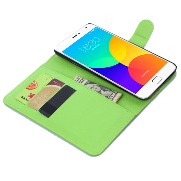Lichee Texture Leather Case with Holder & Card Slots & Wallet for Meizu MX 4 Pro