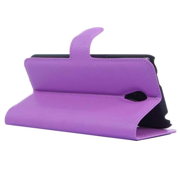 Lichee Texture Leather Case with Holder & Card Slots & Wallet for Meizu MX 4 Pro