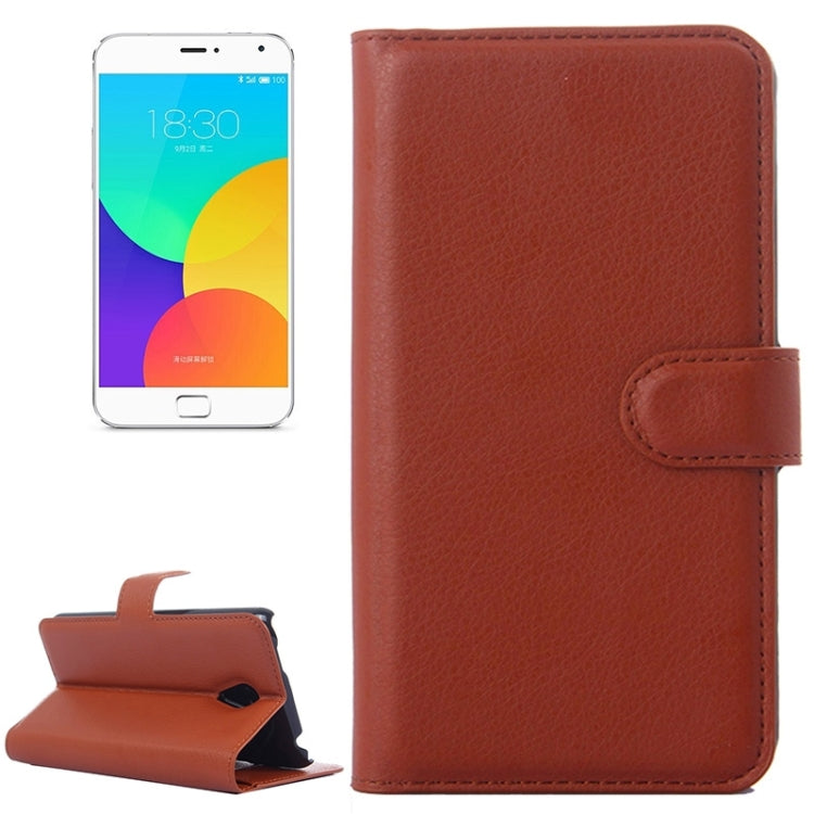 Lichee Texture Leather Case with Holder & Card Slots & Wallet for Meizu MX 4 Pro