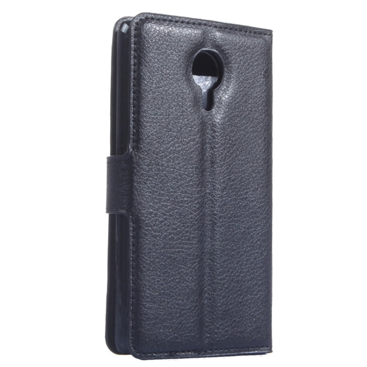 Lichee Texture Leather Case with Holder & Card Slots & Wallet for Meizu MX 4