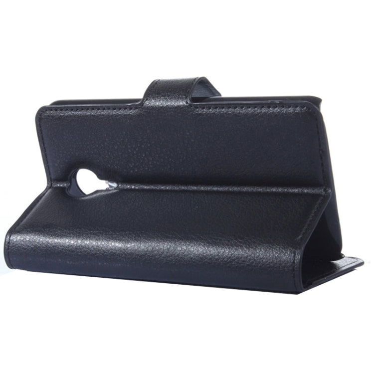 Lichee Texture Leather Case with Holder & Card Slots & Wallet for Meizu MX 4