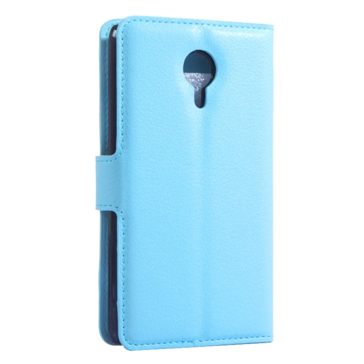 Lichee Texture Leather Case with Holder & Card Slots & Wallet for Meizu MX 4