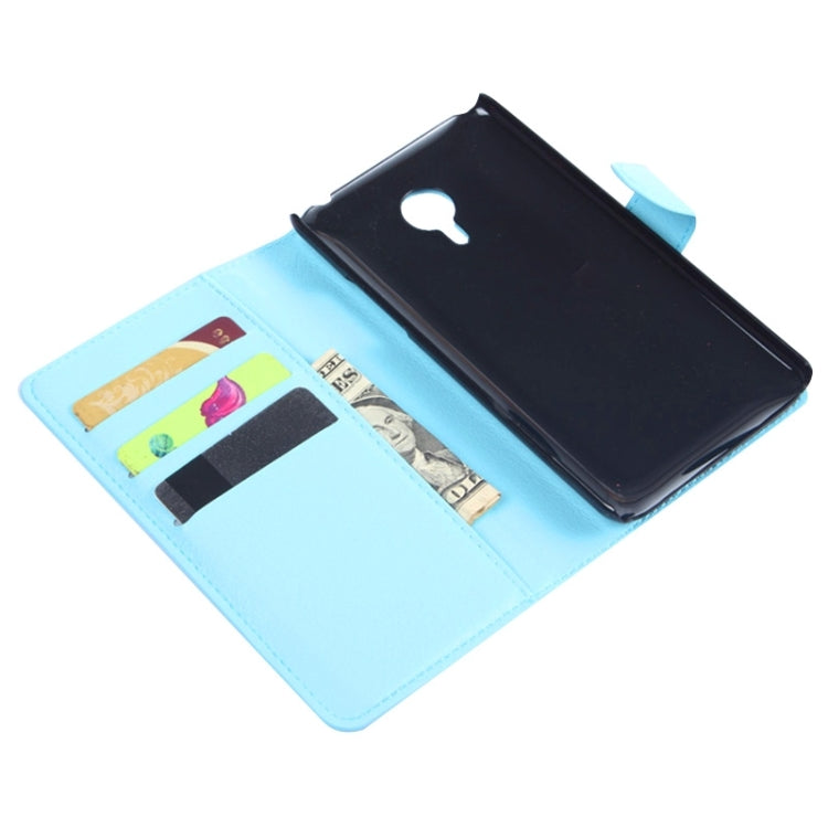 Lichee Texture Leather Case with Holder & Card Slots & Wallet for Meizu MX 4