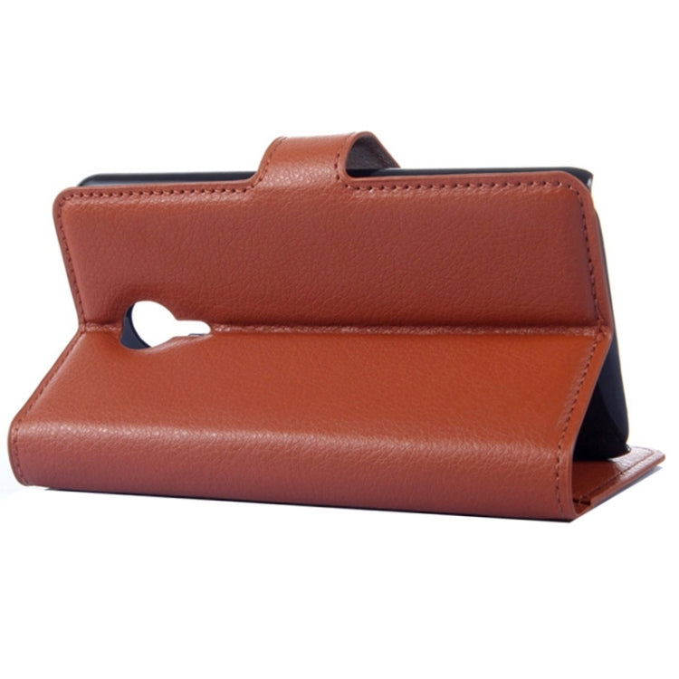 Lichee Texture Leather Case with Holder & Card Slots & Wallet for Meizu MX 4