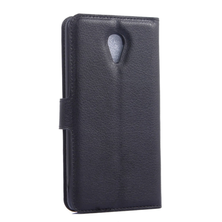 Lichee Texture Leather Case with Holder & Card Slots & Wallet for Meizu M1 Note