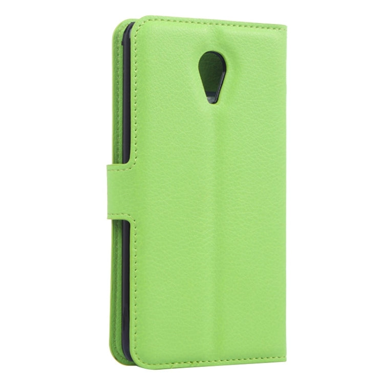 Lichee Texture Leather Case with Holder & Card Slots & Wallet for Meizu M1 Note