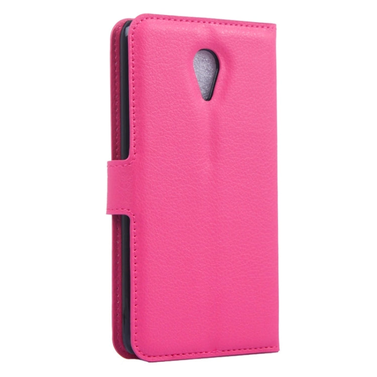 Lichee Texture Leather Case with Holder & Card Slots & Wallet for Meizu M1 Note