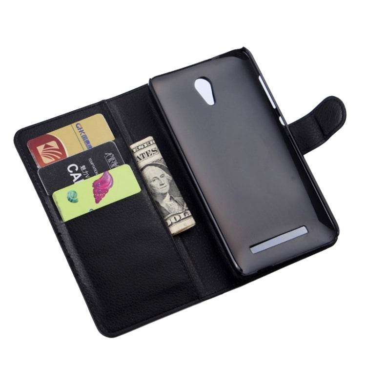 Lichee Texture Leather Case with Holder & Card Slots & Wallet for Asus X002 / X003
