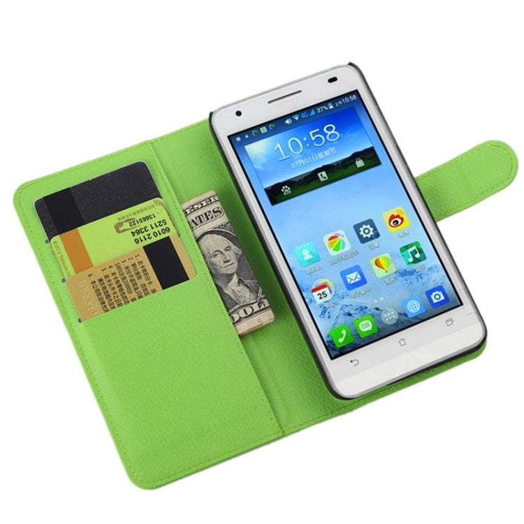 Lichee Texture Leather Case with Holder & Card Slots & Wallet for Asus X002 / X003