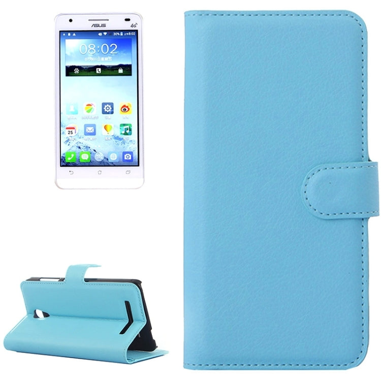 Lichee Texture Leather Case with Holder & Card Slots & Wallet for Asus X002 / X003