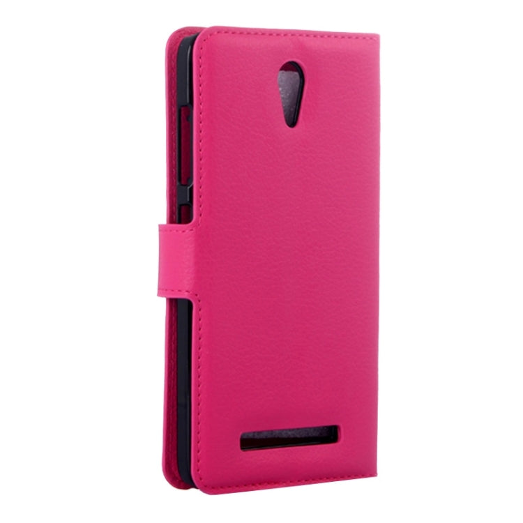 Lichee Texture Leather Case with Holder & Card Slots & Wallet for Asus X002 / X003